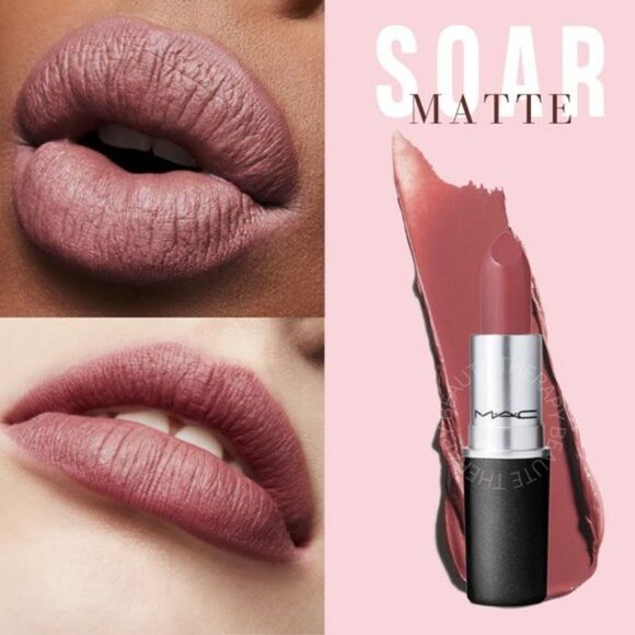 MAC Original Formula Matte Lipstick in the Shade SOAR (Cool Dusty Mauve) - Picture 6 of 14